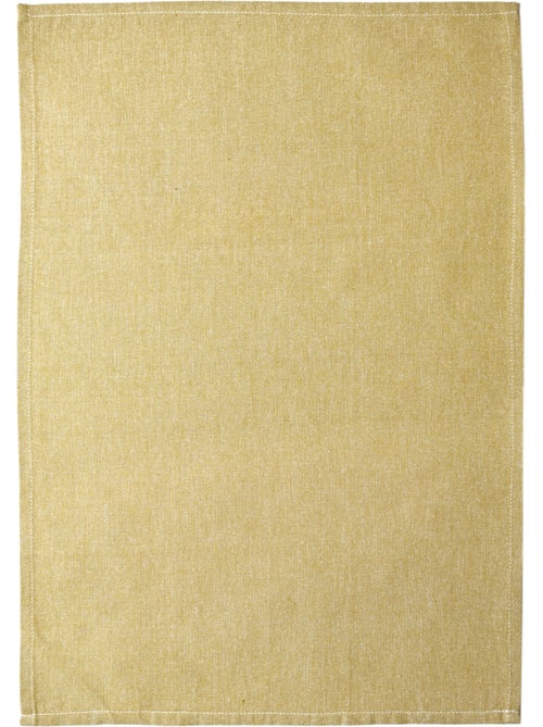 Paño de cocina de algodón liso - Kiabi