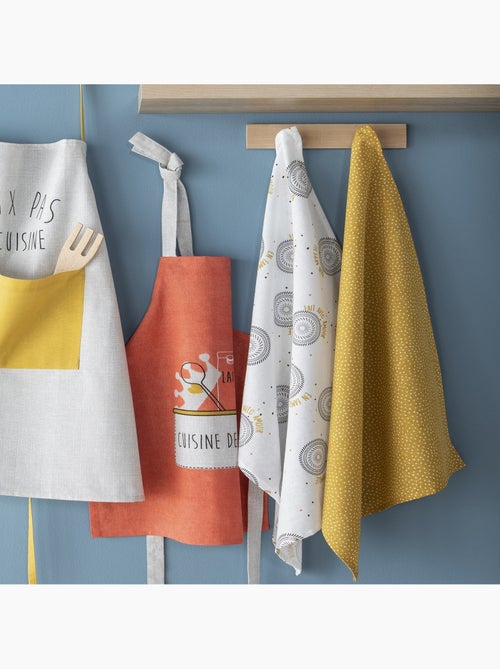 Paño de cocina de algodón "Pack de 2" 50 x 70 cm – OEKO-TEX Standard 100 – Future Home - Kiabi Paño de cocina de algodón "Pack de 2" 50 x 70 cm – OEKO-TEX Standard 100 – Future Home - Kiabi