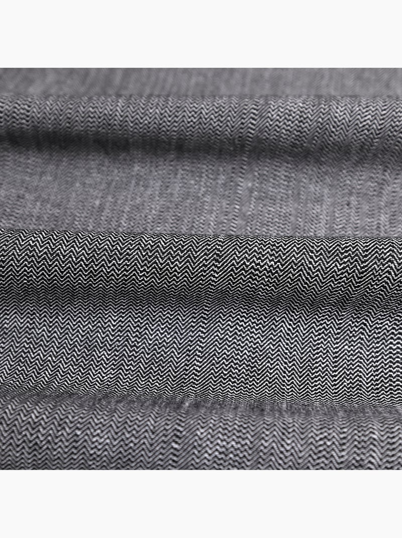 Paño de cocina de algodón, tejido en espiga Negro - Kiabi