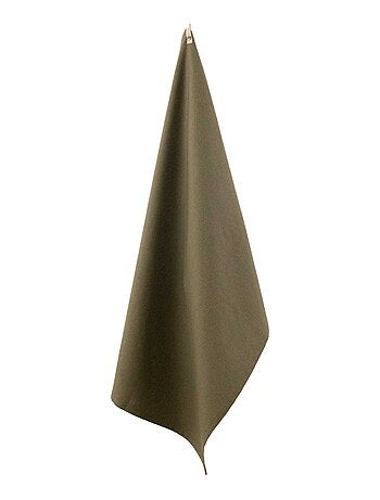 Paño de cocina en mezcla de lino y algodón lavado