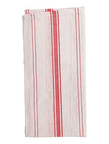 Paño de cocina para secar vajilla de lino y algodón, absorbente y resistente