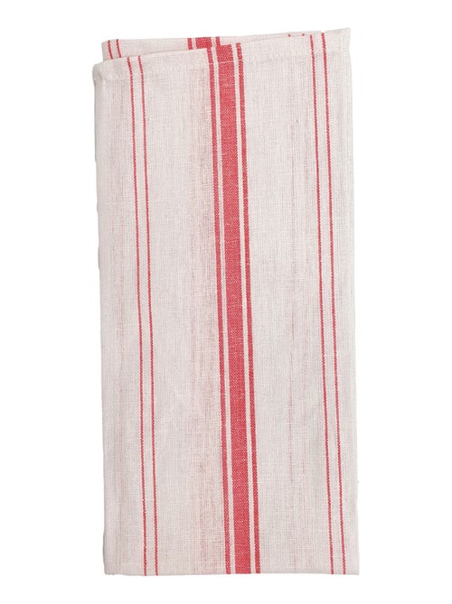 Paño de cocina para secar vajilla de lino y algodón, absorbente y resistente - Kiabi