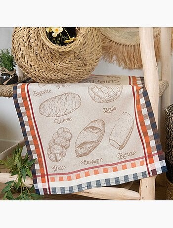 Paño de cocina tradicional francés de algodón