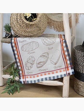 Paño de cocina tradicional francés de algodón