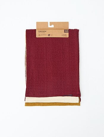 Paño rectangular de nido de abeja