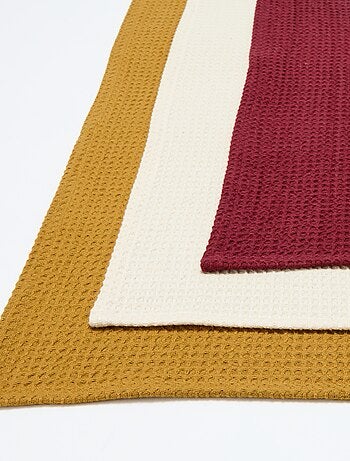 Paño rectangular de nido de abeja