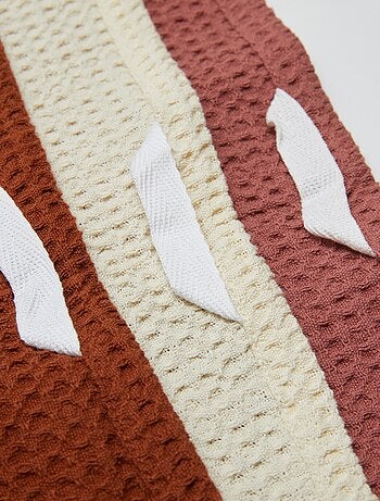 Paño rectangular de nido de abeja