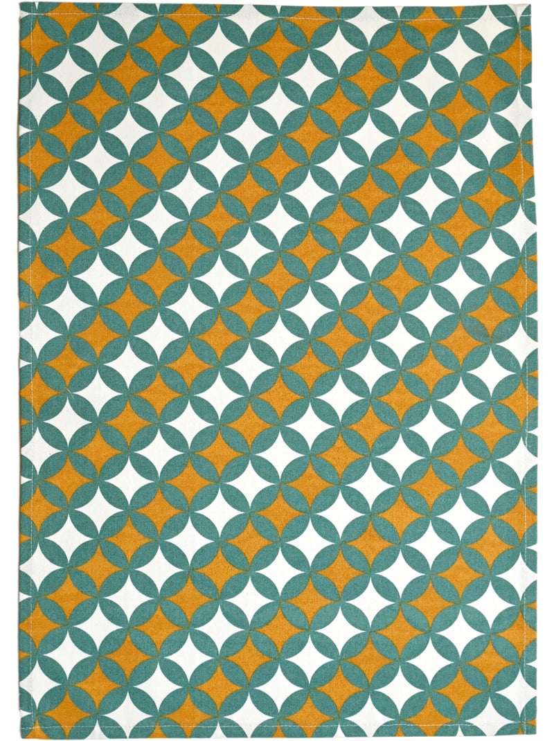 Paños de cocina con gráficos de algodón Verde - Kiabi