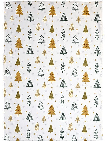 Paños de cocina de algodón con motivos de abetos