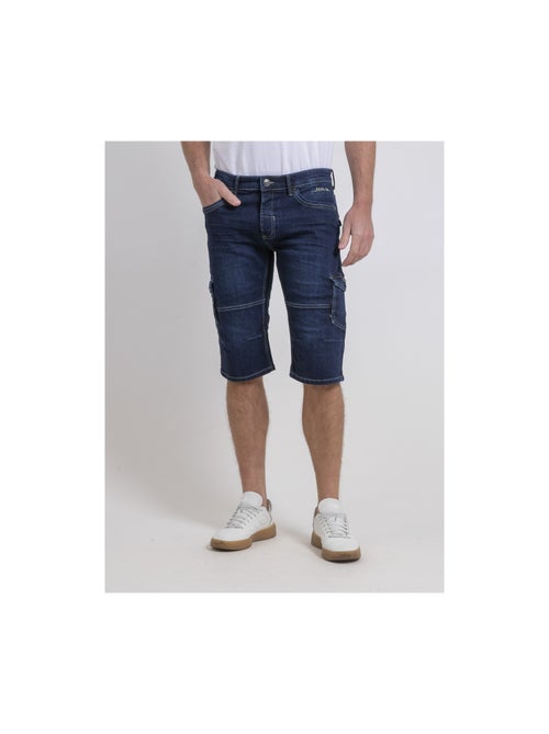 Pantacourt battle vaquero BONACRI DK BLUE - Kiabi