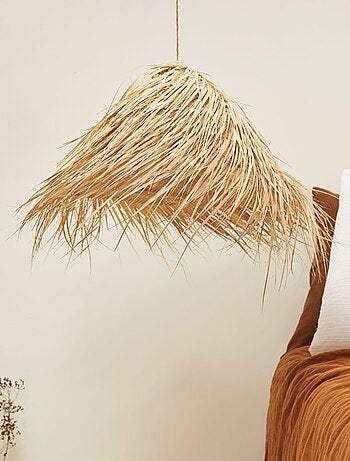 Pantalla cónica con flecos