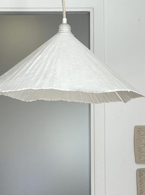 Pantalla de cono de papel maché - Kiabi