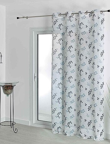 Pantalla de estopilla floreada