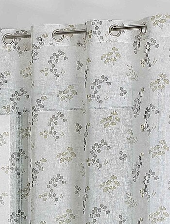 Pantalla de estopilla floreada