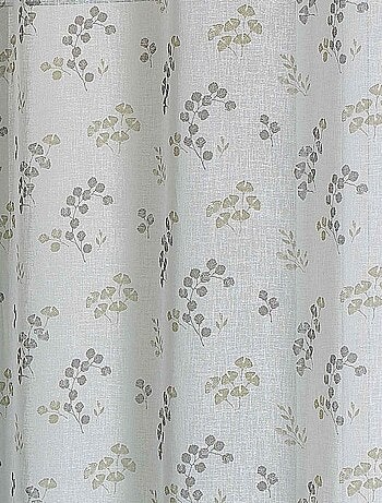 Pantalla de estopilla floreada