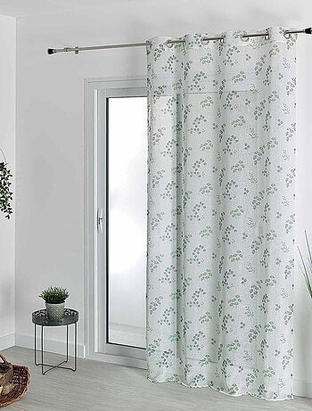 Pantalla de estopilla floreada