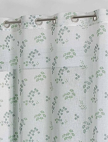 Pantalla de estopilla floreada