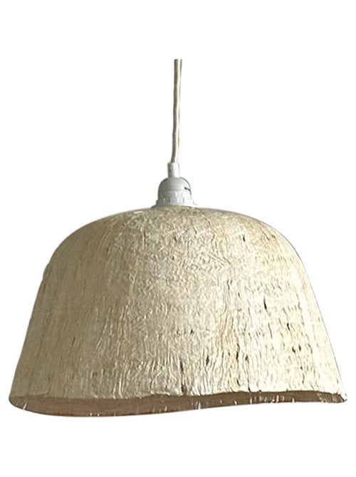 Pantalla de suspensión de papel maché natural D41 - Kiabi