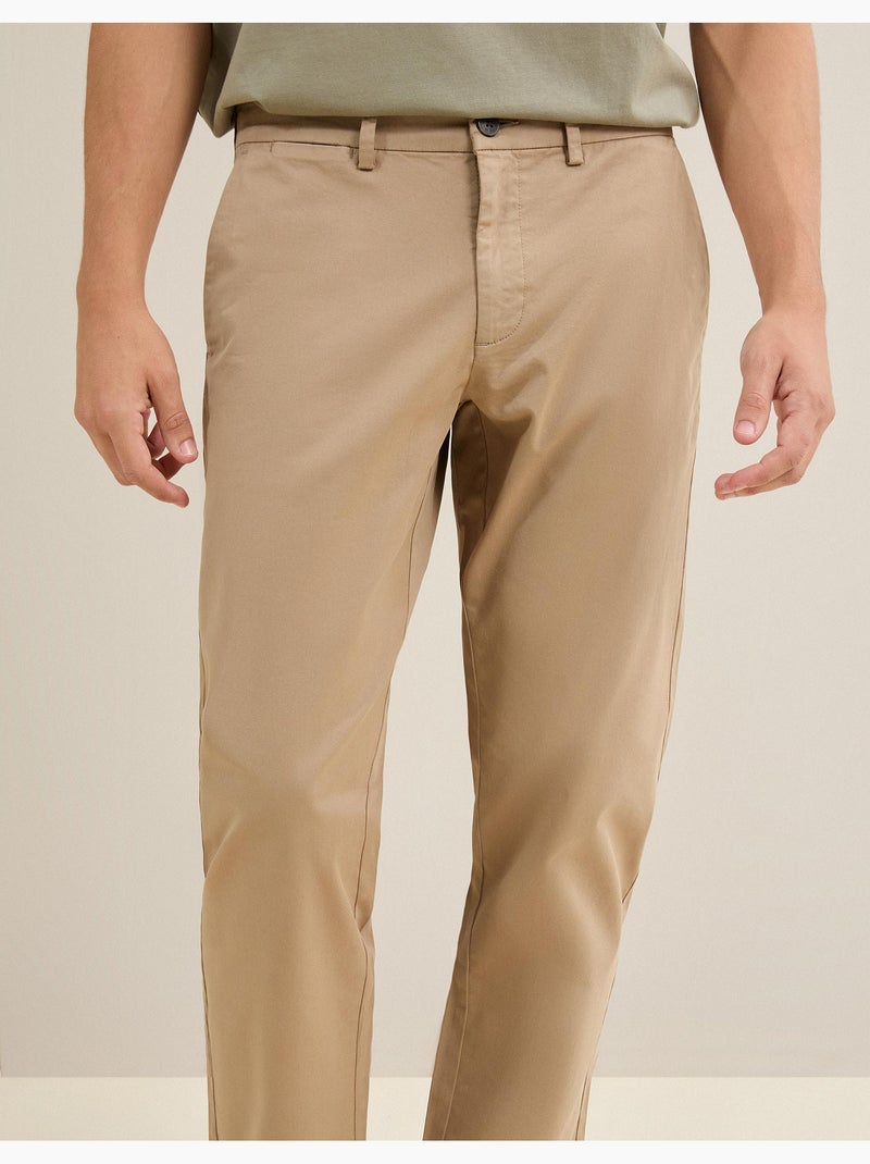 Pantal?n chino slim, MO Fashion Marr?n - Kiabi