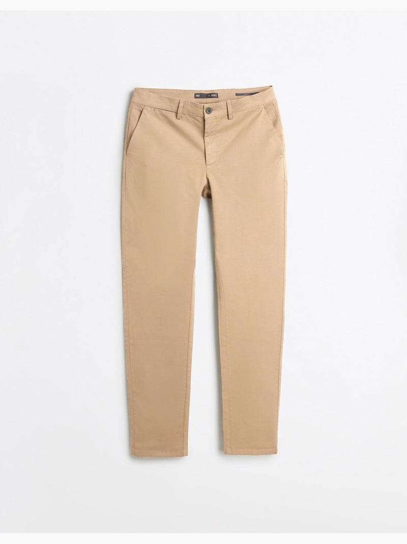 Pantal?n chino slim, MO Fashion Marr?n - Kiabi