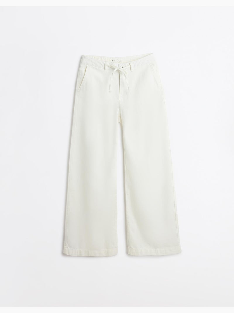 Pantal?n con lyocell, MO Fashion Blanco - Kiabi
