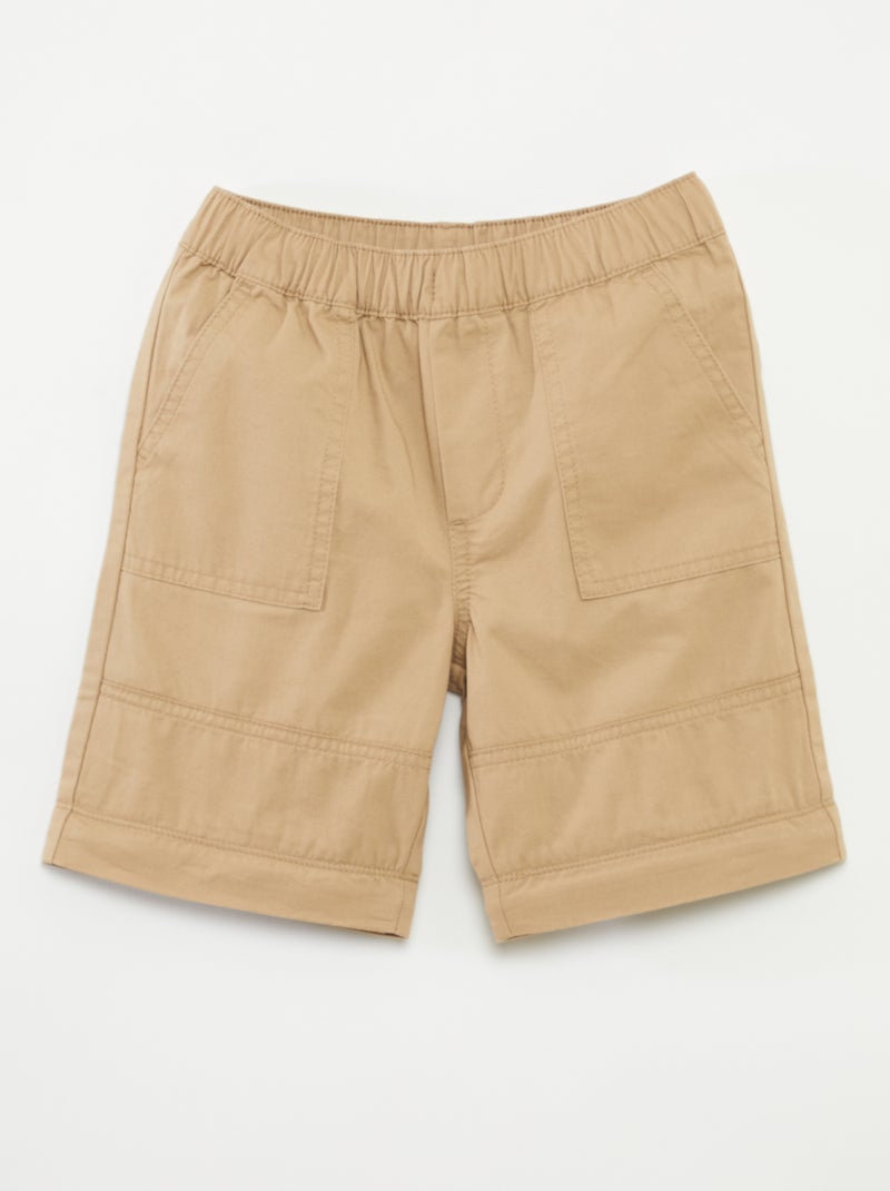 Pantalón 2 en 1 - colección fácil de poner BEIGE - Kiabi