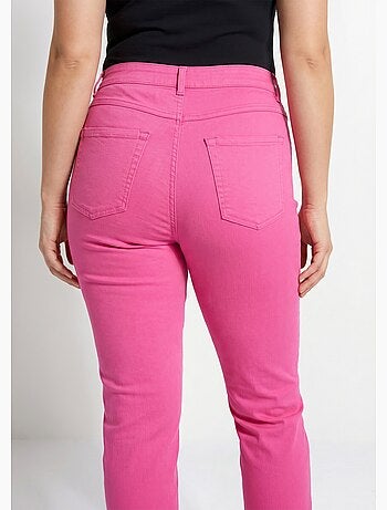 Pantalón recto de cinco bolsillos de algodón elástico - Afibel