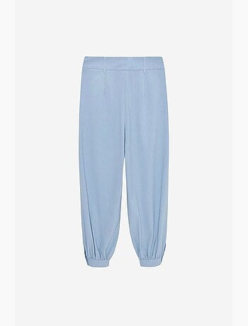Pantalón a rayas de tiro alto y pernera ancha dilvin