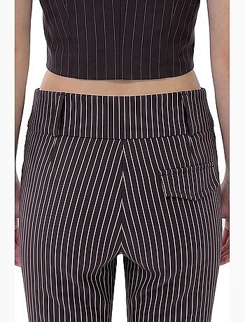 Pantalón acampanado a rayas hiccup