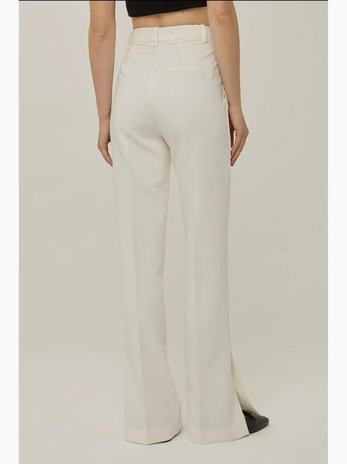 Pantalón acampanado de cintura alta premium hiccup - Kiabi