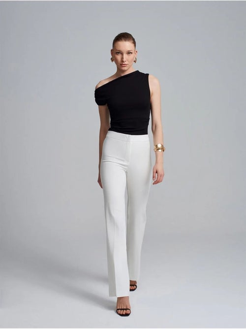 Pantalón acampanado de tiro alto dilvin - Kiabi Pantalón acampanado de tiro alto dilvin - Kiabi
