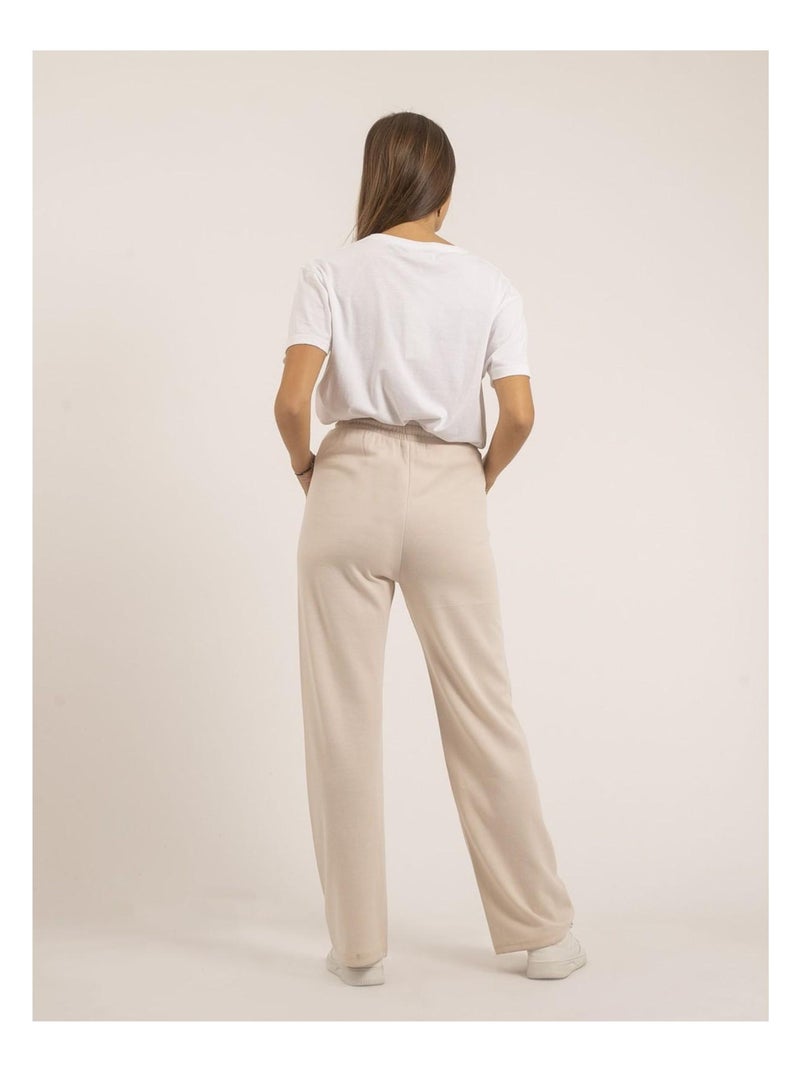 Pantalón acampanado ERILIA Crudo - Kiabi