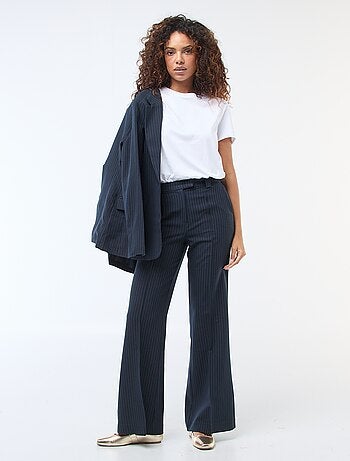 Pantalón acampanado liso