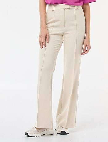 Pantalón acampanado liso