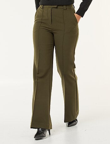 Pantalón acampanado liso