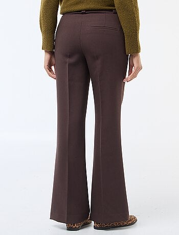 Pantalón acampanado liso