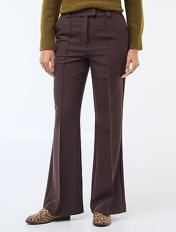 Pantalón acampanado liso