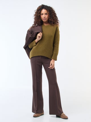 Pantalón acampanado liso