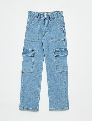 Pantalón ajustado con bolsillos con solapa - corte + cómodo