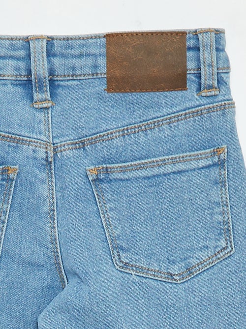 Pantalón ajustado con bolsillos con solapa - corte + cómodo - Kiabi