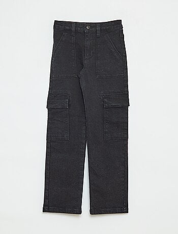 Pantalón ajustado con bolsillos con solapa - corte + cómodo