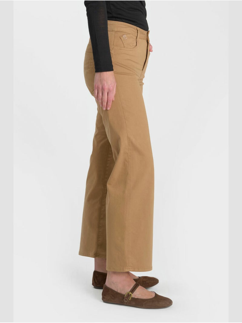 Pantalón amplio y holgado pulphi24 Beige - Kiabi