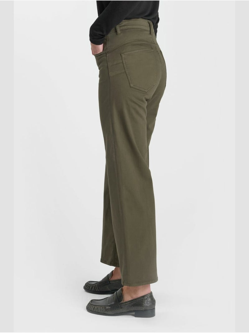 Pantalón amplio y holgado pulphi24 Caqui - Kiabi