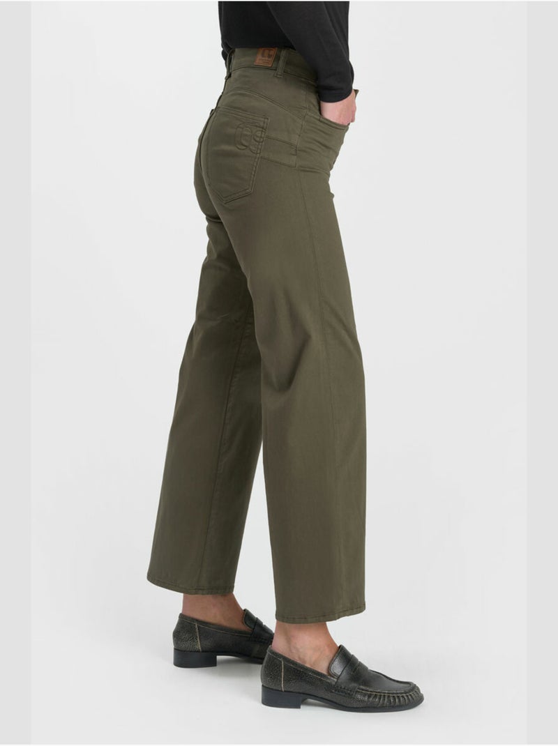 Pantalón amplio y holgado pulphi24 Caqui - Kiabi