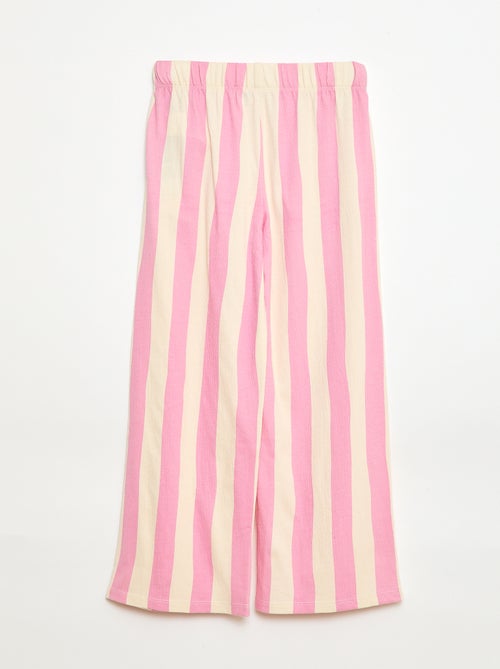 Pantalón ancho - Edición Gráfica - Kiabi Pantalón ancho - Edición Gráfica - Kiabi