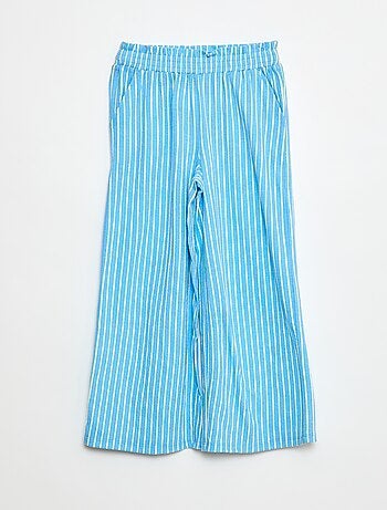 Pantalón ancho a rayas