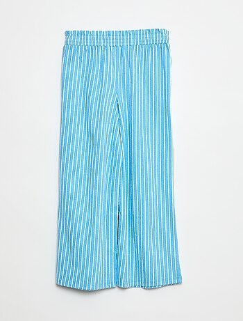 Pantalón ancho a rayas