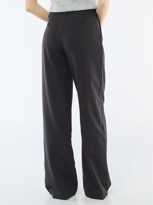 Pantalón ancho abertura asimétrica - Kiabi