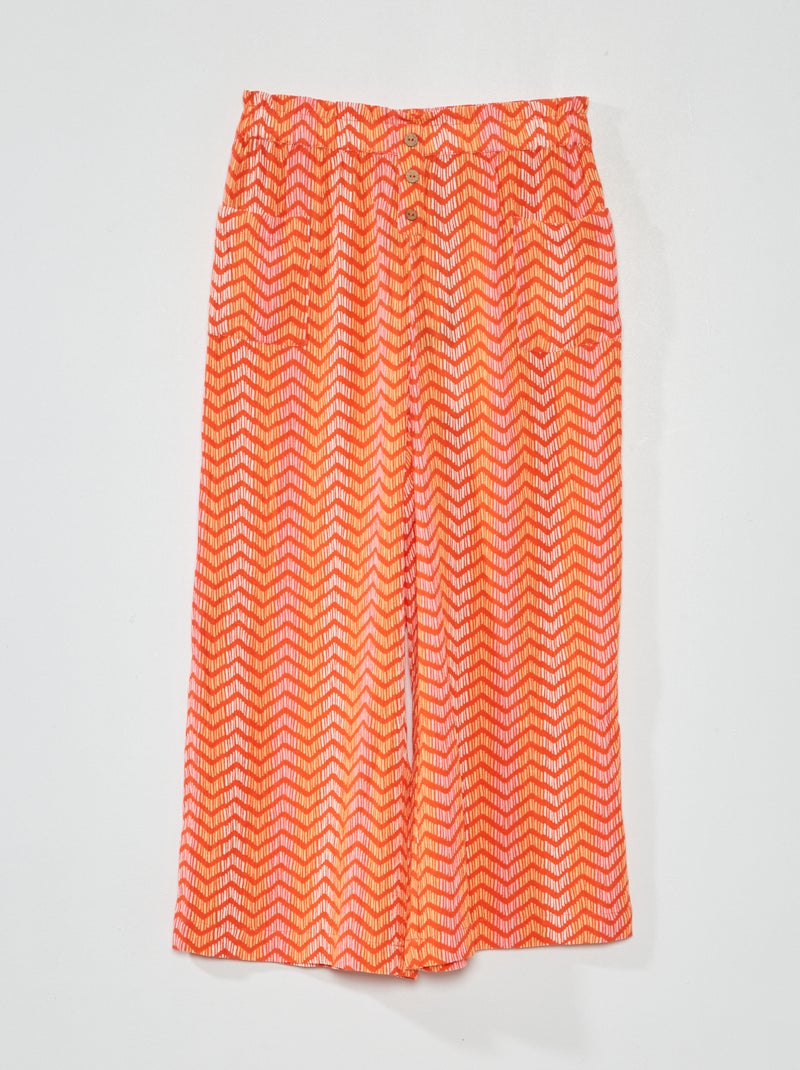 Pantalón ancho BLANCO - Kiabi