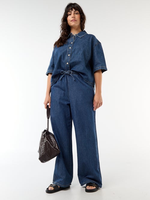 Pantalón ancho con 2 bolsillos - Kiabi